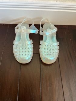 Girls jelly sandals size 1 youth