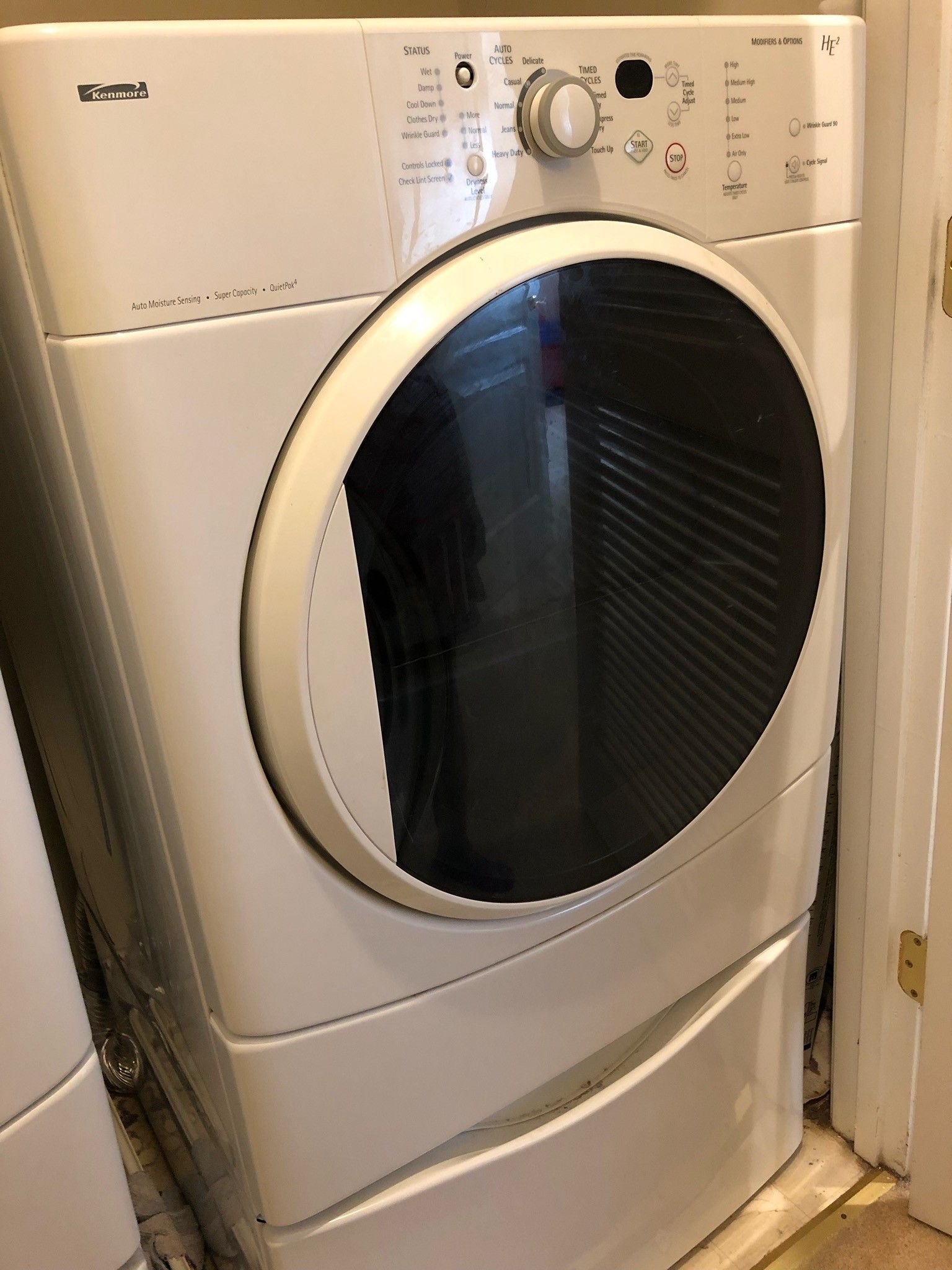 Kenmore front loading washer and dryer work great!