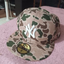 New York Yankees New Era Duck Camo 1996 World Series 59Fifty Fitted Orange UV