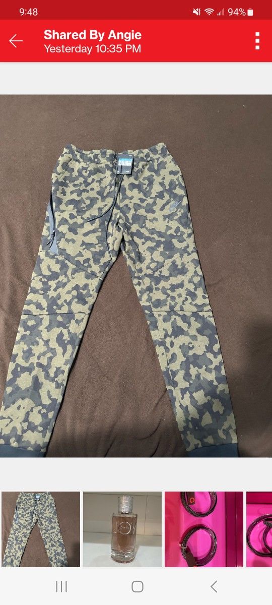 Brand New Nike Pants Size Medium Slim Fit