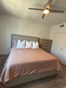 Ashley Furniture King Bed Frame with Headboard