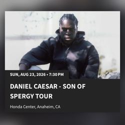 Daniel Ceasar Ticket! 