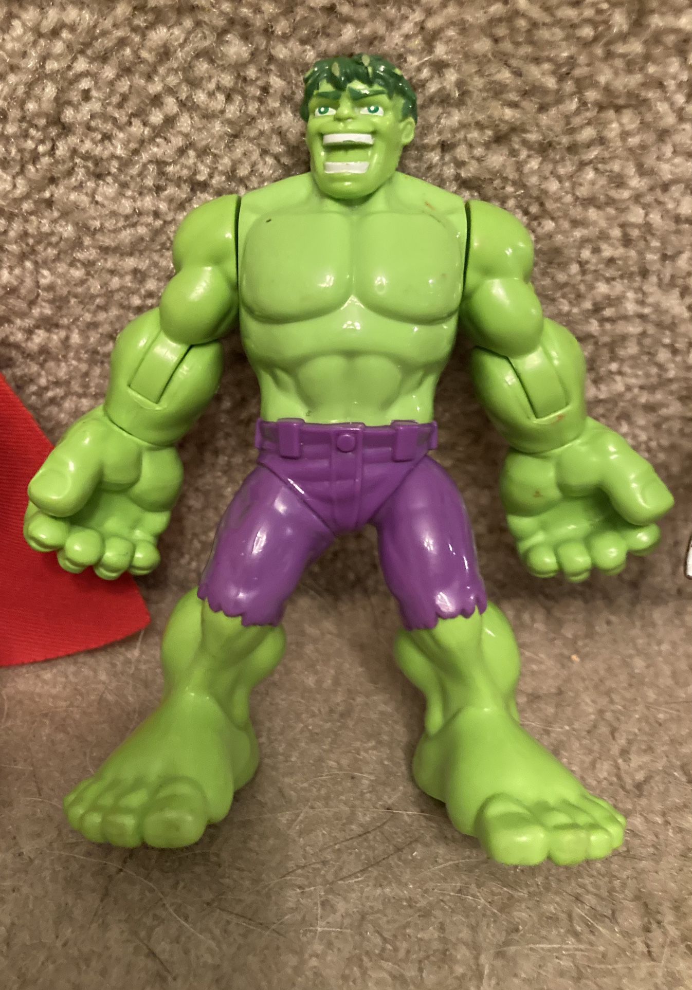 Lot Of 5 Marvel Comics Avengers Super Hero Action Figure Toys - Hulk Wolverine Thor Ironman Captain America!!!