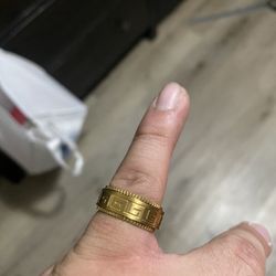 Ring Gold Plate 
