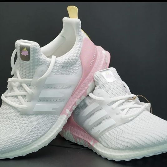 adidas gazelle silver green womens Adidas Women's Ultraboost 5x Flash Pink / Orange Tint / Lucid Pink Running  Shoes