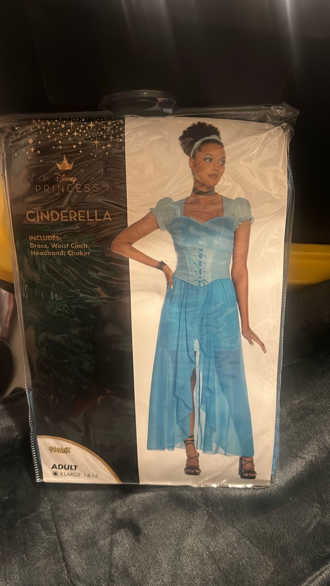 Cinderella costume -Adult Size-XL/14-16/Brand New