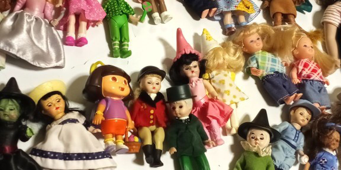 Collectible Dolls All Different Types Some Porcelain Etc