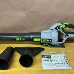 EGO POWER+ 56-volt 670-CFM 180-MPH Battery Handheld Leaf Blower  (TOOL ONLY) 