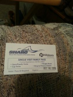 Sharc swimming pass
