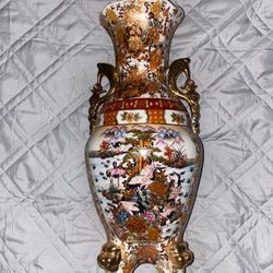 Satsuma Antique Vase 