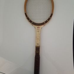 Vintage Wilson Butch Buchholz Signature Tennis Racquet - Wood