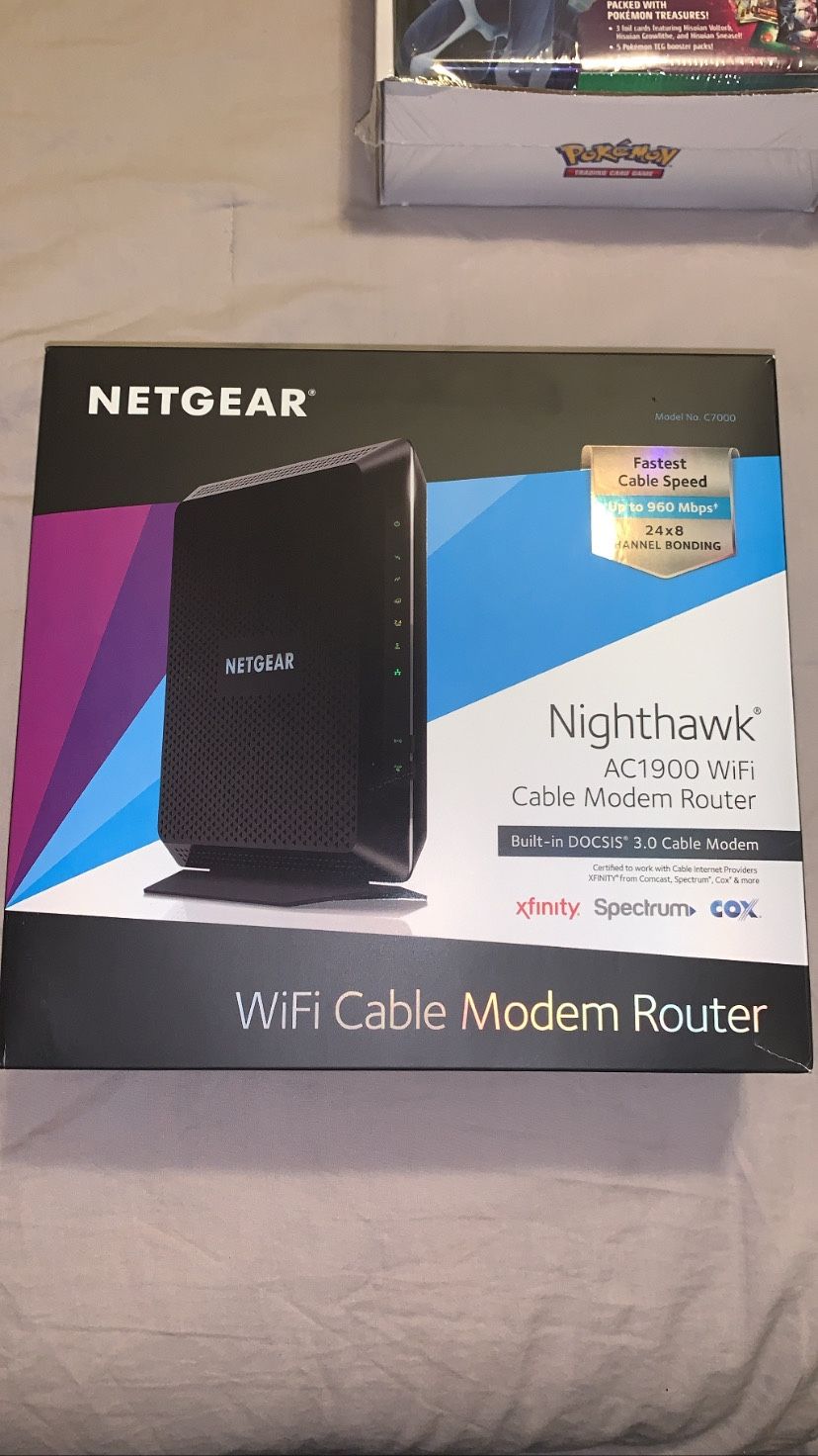 Netgear Nighthawk Ac1900 Wifi Cable Modem Router