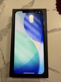 iPhone 12 Pro Max carrier unblocked no cracks navy blue