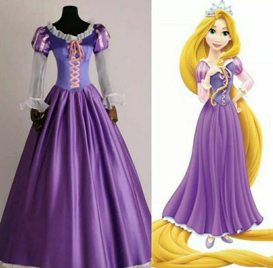 Tangled disney costume halloween adult woman size s-m