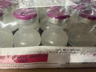 Hospira bacteriostatic water 30ml