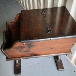 Antique bread box furniture - $55