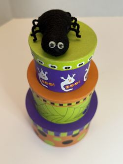 Vintage Halloween Nesting Boxes