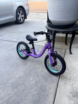 Guardian Kids Balance Bike Purple Teal 12” Wheels