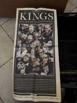 🏒 2014 LA Time Kings Stanley Cup Championship 🏒