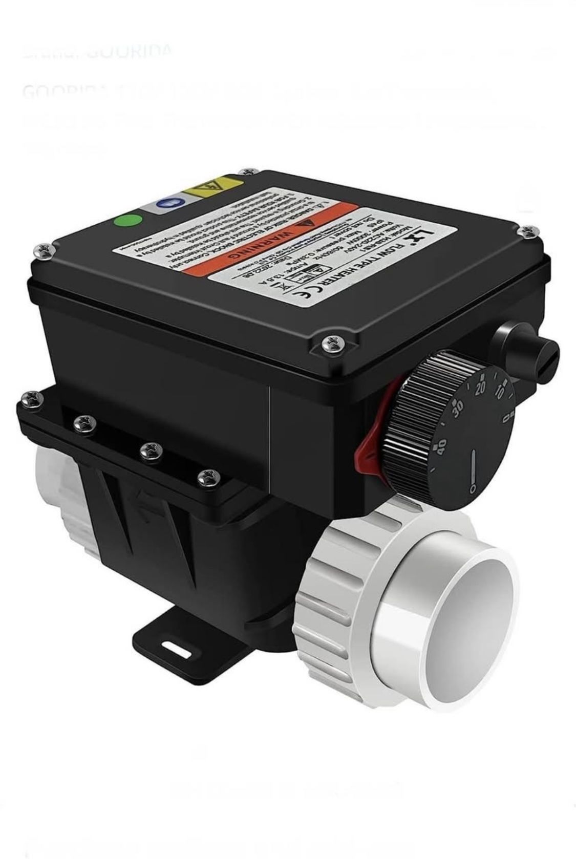 GOORIDA 110V 120V 2KW Spa Hot Tub Thermostat, Inflatable Pool Thermostat with Adjustable Temperature Fits for Bathtub, Above Ground Pools, Water Therm