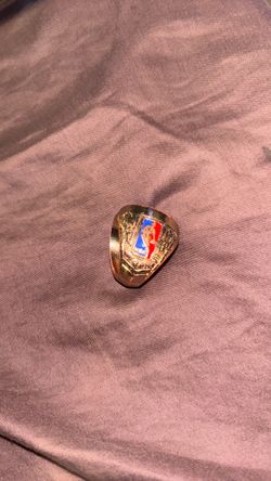 NBA Championship Style Ring Gold Tone