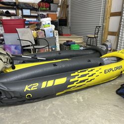 2 Inflatable Kayaks 