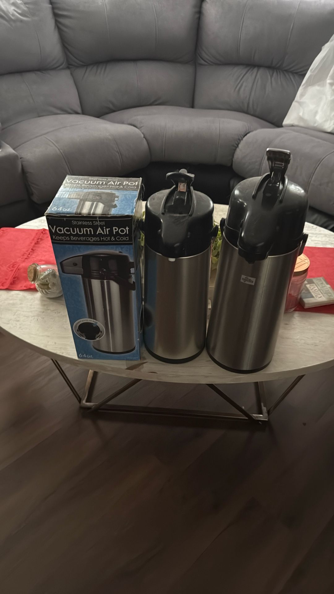 Stainless Steel Air Pots For Hot Or Cold Drinks
