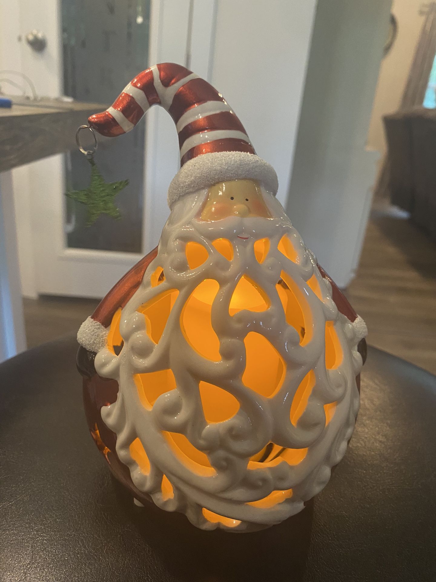Santa Decoration Battery Candle