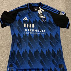 SIGNED SAN JOSE EARTHQUAKES MLS SOCCER JERSEY