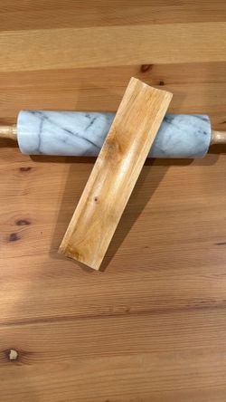Marble rolling pin