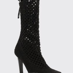 FENDI Raffia Booties 7.5