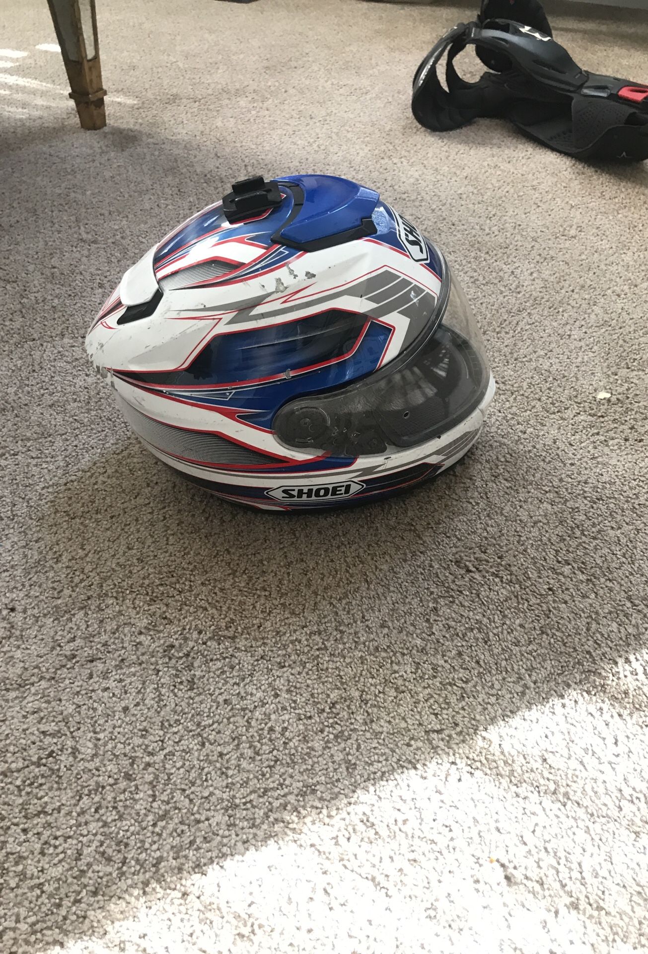 Shoei motorcycle helmet