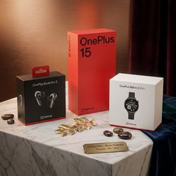 OnePlus 15 + Buds Pro 3 buds + Watch 3 (46mm)