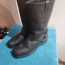 Harley Davidson Steel Toe Black Boots 10.5