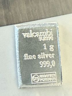 1gram Valcambi Silver Bar