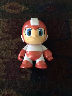 Capcom red mega man statue