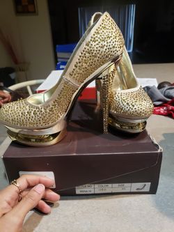 Jeweled heels