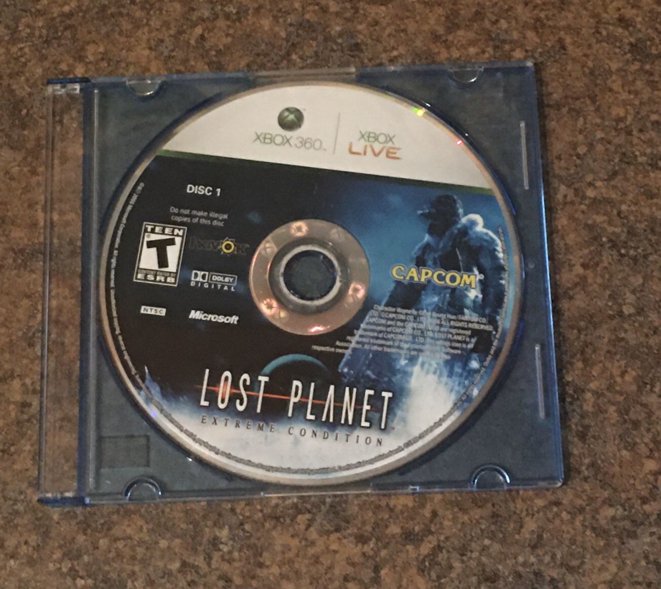 Microsoft XBOX 360 Lost Planet Video Game