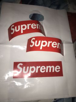 Supreme bag with 2 Supreme stickers AUTHENTIC
