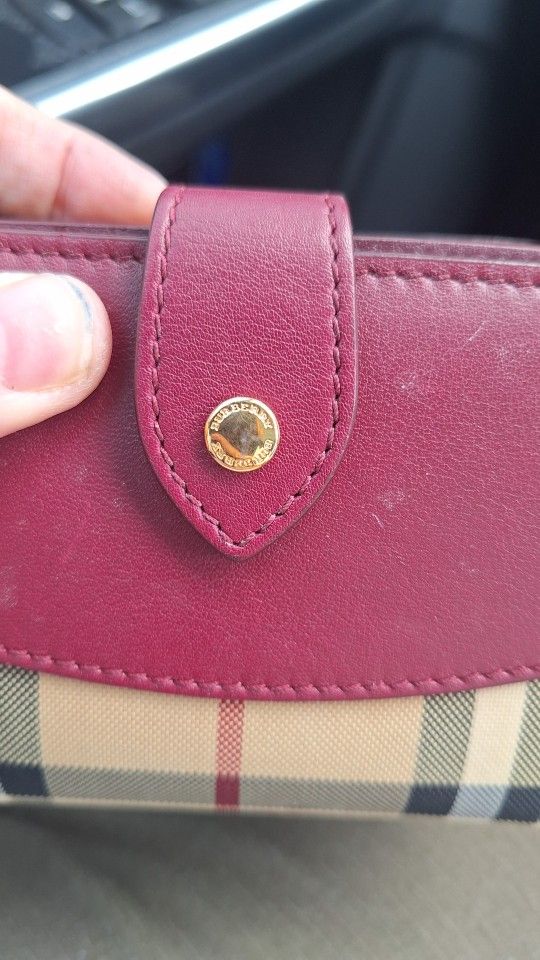 Like New Burberry Wallet And Brand New Burberry Hobo Bag