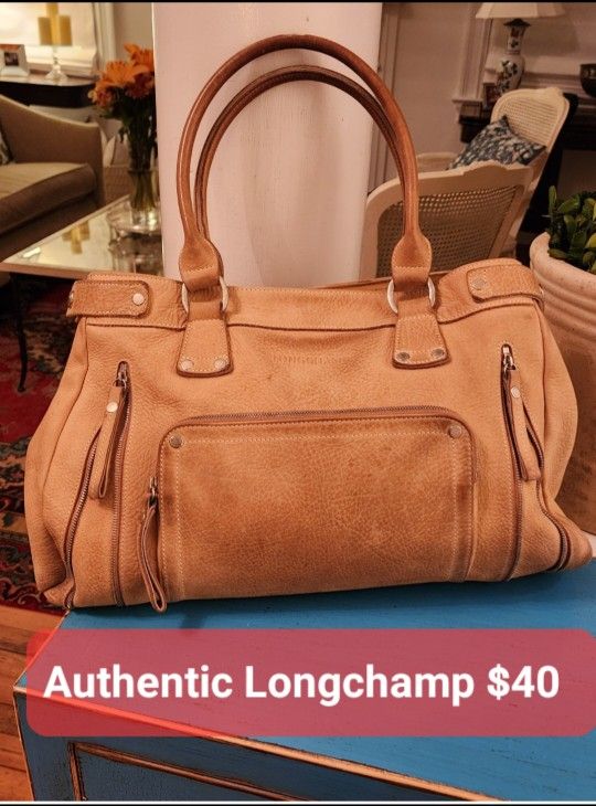 Longchamp Purse Leather from Saks Fifth Avenue $40