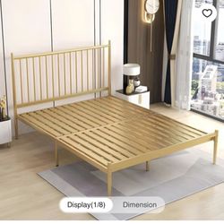 Gold Bed Frame 