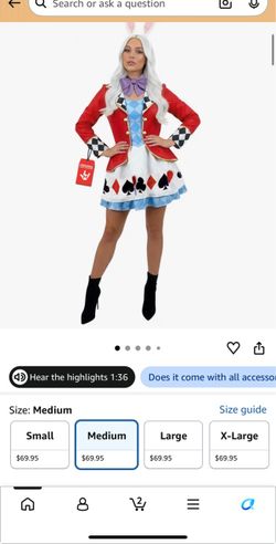 Wonderland costume med new