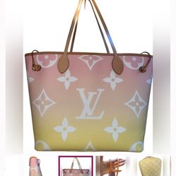 Authentic LV By The Pool Neverfull