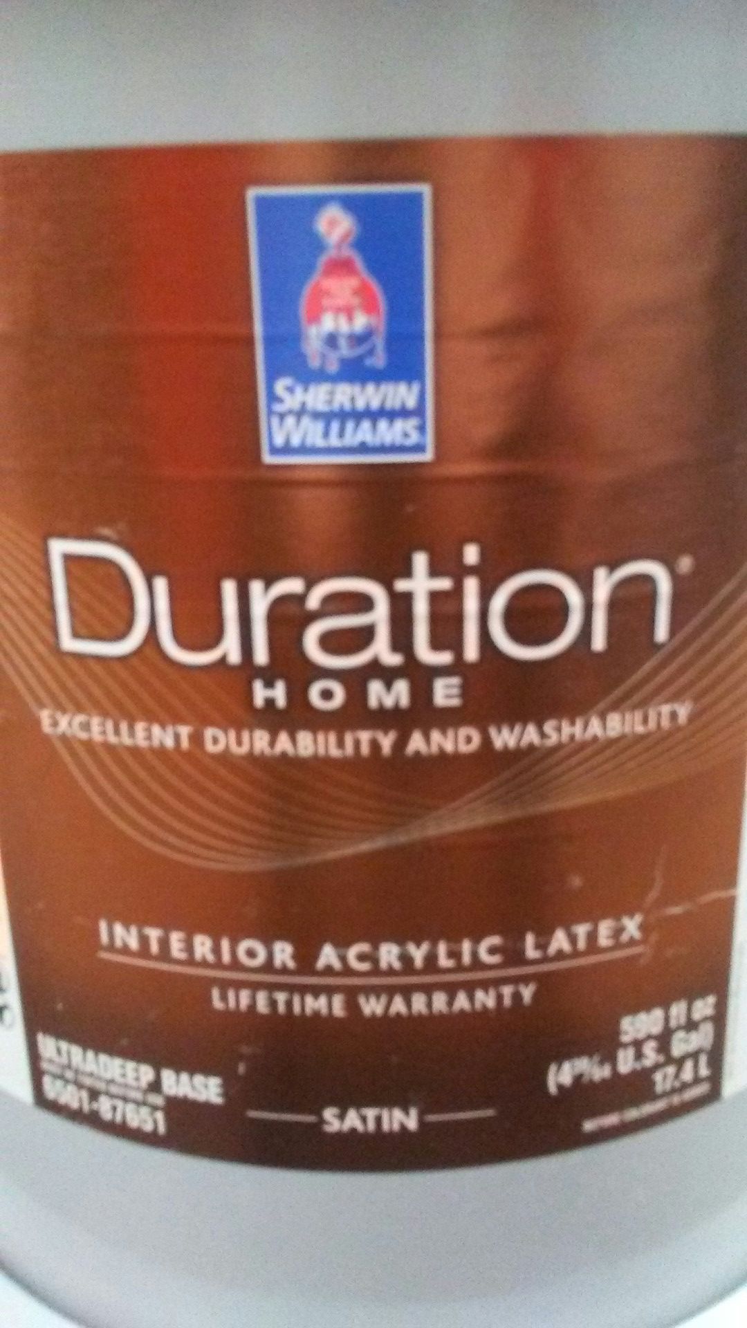Sherwin Williams Duration Paint Satin Still Have It. for Sale in
