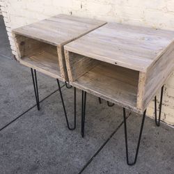 Side tables made from antique wood $95 each