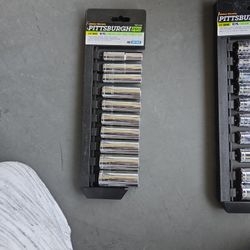 Pittsburgh Pro 3/8 Drive 10-piece Chrome Deep Well Socket Set Metric