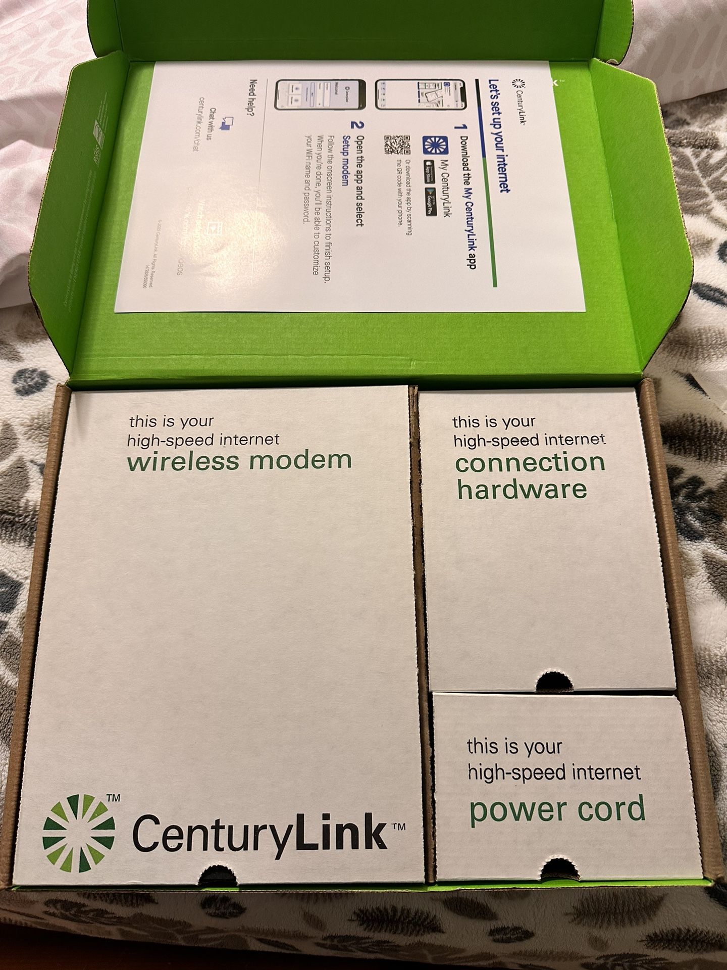 Century Link Wireless Modem Kit (ZYXEL C3000Z GENERIC MODEM)