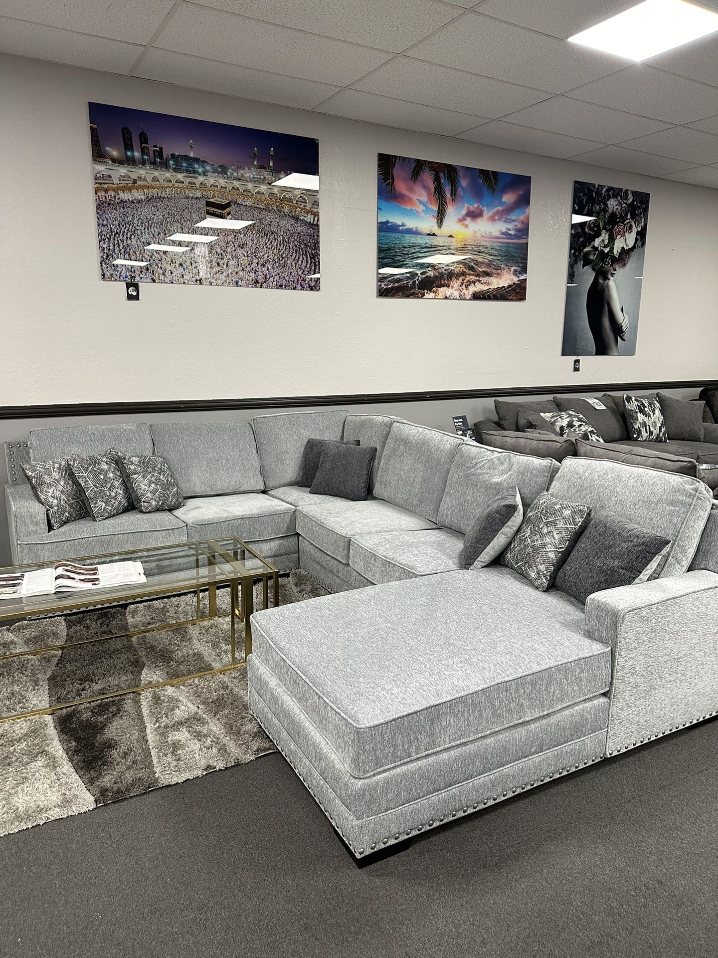 Gray Sofa Sectional