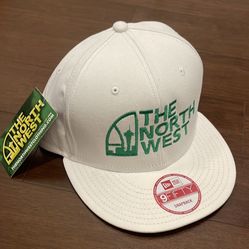New Era The North West “super” Snapback White/green Hat